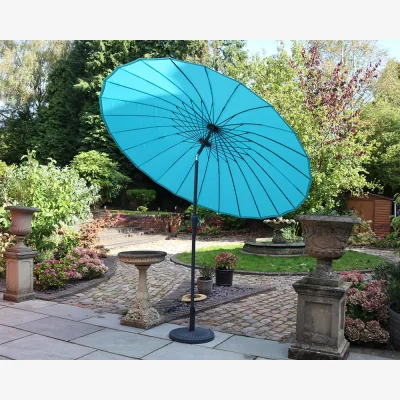 Royal Craft Shanghai Crank and Tilt Parasol - Aqua