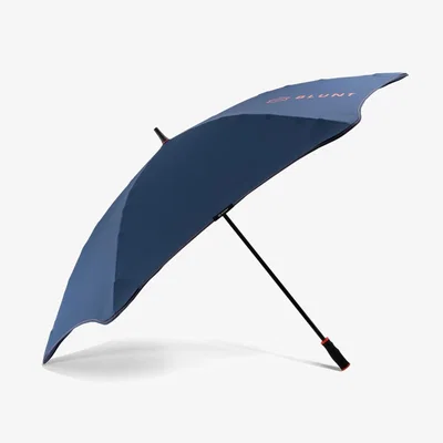 Wolf & Badger Blue Blunt Sport Umbrella - Navy Orange | Blunt Umbrellas