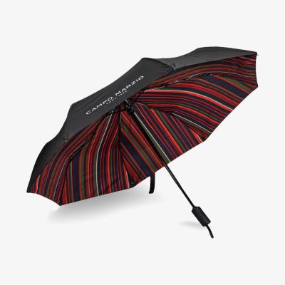 Wolf & Badger Umbrella Black Luxury Multicoloured Inside - Campo Marzio Campo Marzio Roma 1933