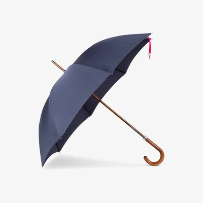 Wolf & Badger British Umbrella Beech & Maple - Navy Blue Heating & Plumbing London