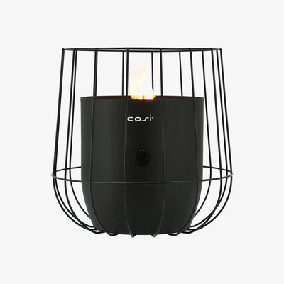 Amara Cosi - Cosiscoop Basket Fire Lantern - Black