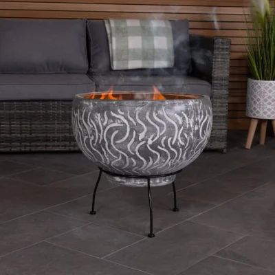 Dunelm SNUG Toledo Clay BBQ Firepit with Grill