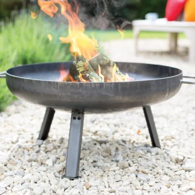 Dunelm Pittsburgh Small Steel Fire Pit Black