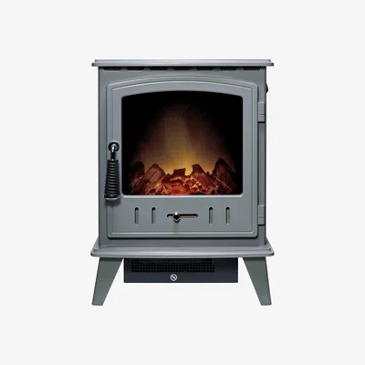 Furniture123 Grey Electric Stove Fire - Adam Aviemore