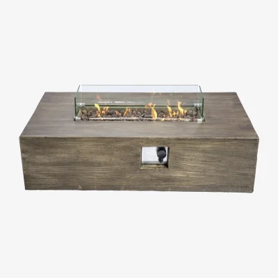 Habitat Teamson Home HF48708AA UK Gas Fire Pit With Cover