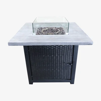 Habitat Teamson Home HF34501BA UK Gas Fire Pit With Cover