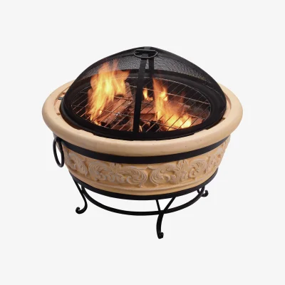 Habitat Teamson Home HR26303AA S Wood Burning Fire Pit