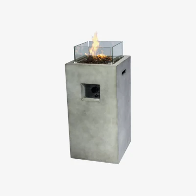 Habitat Teamson Home HF31701AA UK Gas Fire Pit With Cover