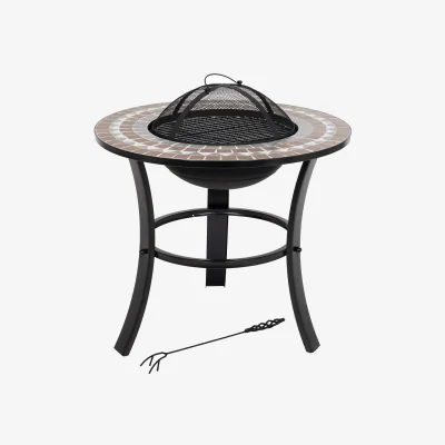Homebase La Hacienda Naxos Fire Pit with Mosaic Surround
