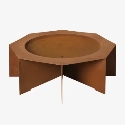 Nordic Nest Ferm Living Otto fire pit fireplace Rust Ø85.5x29 cm