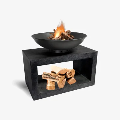 Olivia's Ivyline Fire Pit & Rectangle Console Granite