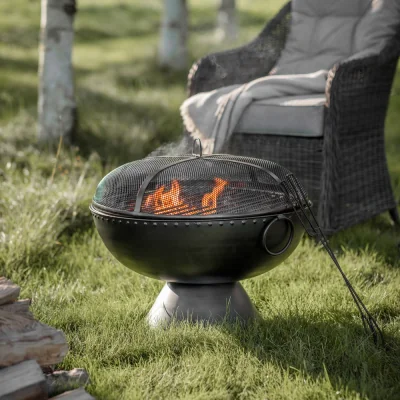 Olivia's Gallery Outdoor Luciano Firepit Black