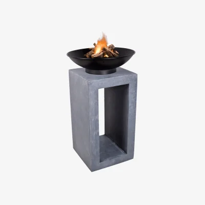 Olivia's Ivyline Fire Pit & Square Console Cement