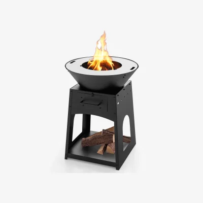 The Range Fire Pit Fire Bowl - Black