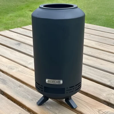 The Range Smokeless Portable Fire Pit Stove with Carry Bag  - Black