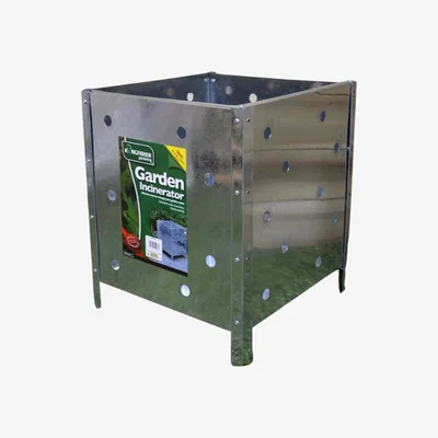 The Range Galvanised Square Garden Incinerator - Steel