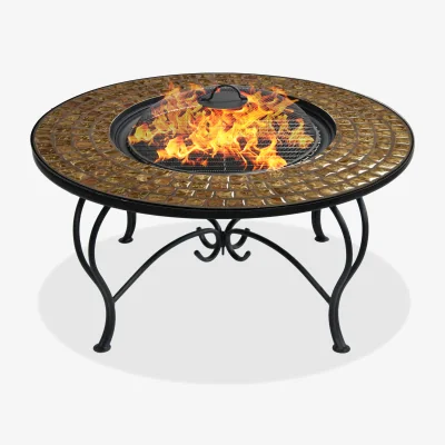 The Range Sterling Table BBQ Fire Pit - Black