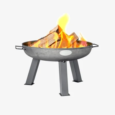 The Range Fire Pit Garden Patio Heater BBQ for Camping - Grey