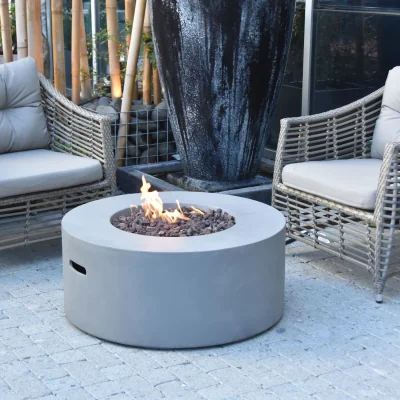 The Range Tramore Fire Table - Light Grey