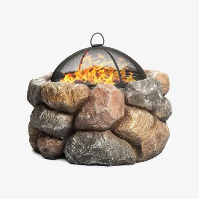 The Range Seychelles Fire Pit Brazier and Barbecue  - Multi