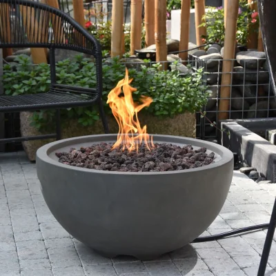 The Range Nantucket Fire Bowl - Light Grey Concrete