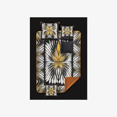 Amara of Gold Sofa Throw