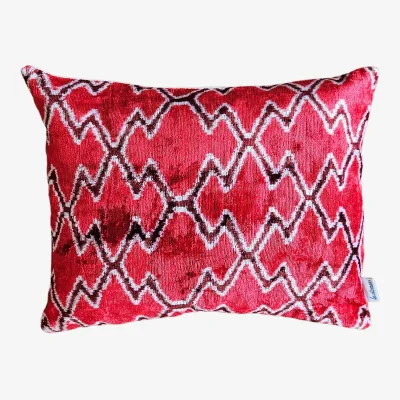 Amara ZigZag Velvet 40x50cm Sofa Cushions