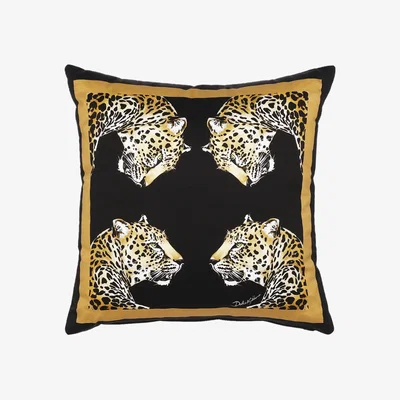 Amara Casa Leopard Cotton Duchesse 45x45cm Sofa Cushions