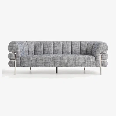 Anthropologie Dante Donut Tweed Sofa