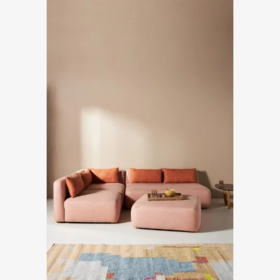 Anthropologie Kori Modular Armless Sofa