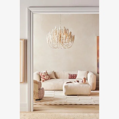 Anthropologie Orion Linen Sofa