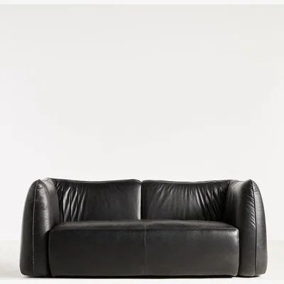 Anthropologie Bomba Leather Sofa