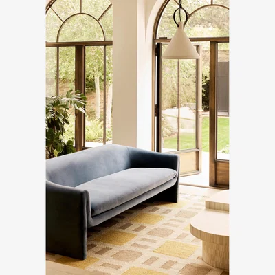 Anthropologie Sculptural Sofa