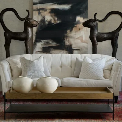 Andrew Martin Basil Sofa Custom, Loveseat, Custom Sofa - Andrew Martin