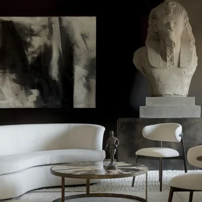 Andrew Martin Lunar Sofa Custom, Lunar Sofa, Custom Sofa - Andrew Martin