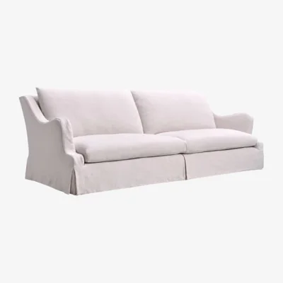 Andrew Martin Lear Sofa in Weathered Linen Stone, Sofa - Andrew Martin