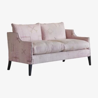 Andrew Martin Regal Sofa Moroccan, Sofa, Pink - Andrew Martin Linen