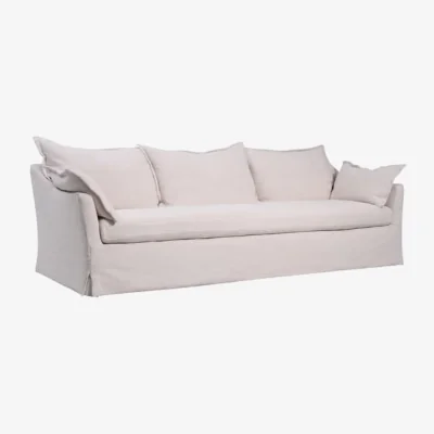 Andrew Martin Sefton Sofa in Weathered Linen Stone, Sofa - Andrew Martin