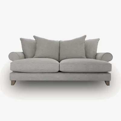 Arighi Bianchi Columbine 3 Seater Sofa, Pillowback / Grey