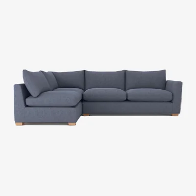 Arighi Bianchi Hatton Combi Unit, Left Hand Facing / Dark Blue