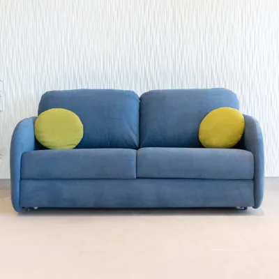 Arighi Bianchi Bopy 3 Seater Sofa Bed, 18cm / Blue