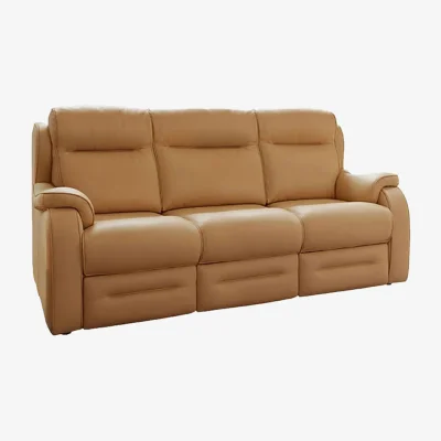 Arighi Bianchi Parker Knoll Boston 3 Seater Sofa, Roma Nutmeg / Manual Recliner