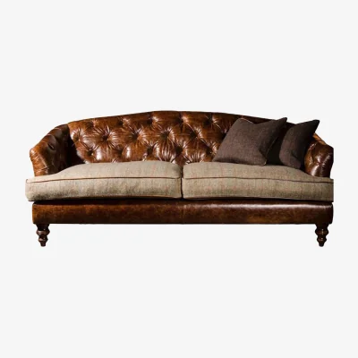 Arighi Bianchi Tetrad Harris Tweed Dalmore Petit Sofa