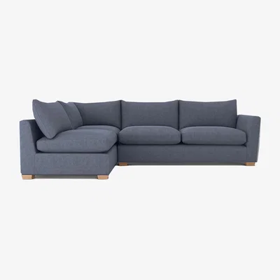Arighi Bianchi Hatton Combi Unit, Right Hand Facing / Dark Blue