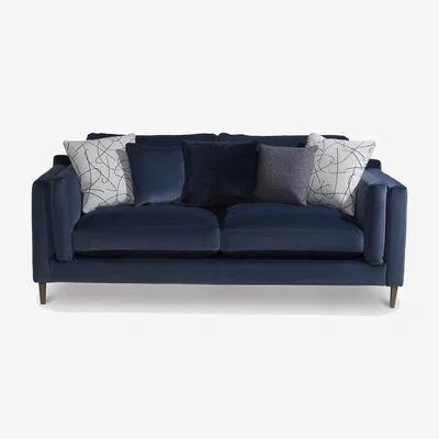 Barker and Stonehouse Khalo Grand Sofa, Navy | Barker & Stonehouse