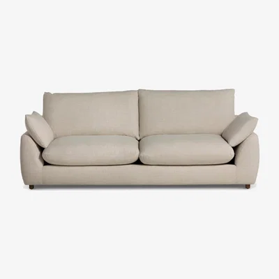 Barker and Stonehouse Odair 2 Seater Sofa, Neutral Fabric | Barker & Stonehouse