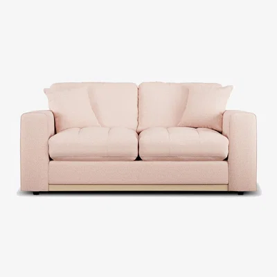 Barker and Stonehouse Malone 2 Seater Sofa, Pink | Barker & Stonehouse