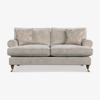 Barker and Stonehouse English Heritage Finch Small Sofa Standard Back, Neutral Fabric | Barker & Stonehouse
