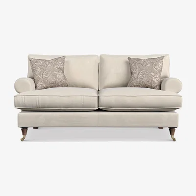 Barker and Stonehouse English Heritage Finch Small Sofa Standard Back, Neutral Fabric | Barker & Stonehouse