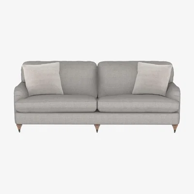 Barker and Stonehouse Sloane Extra Large Sofa, Grey Fabric | Barker & Stonehouse